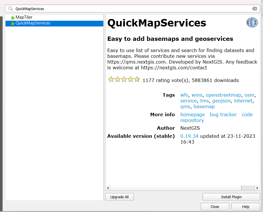 QuickMapServices